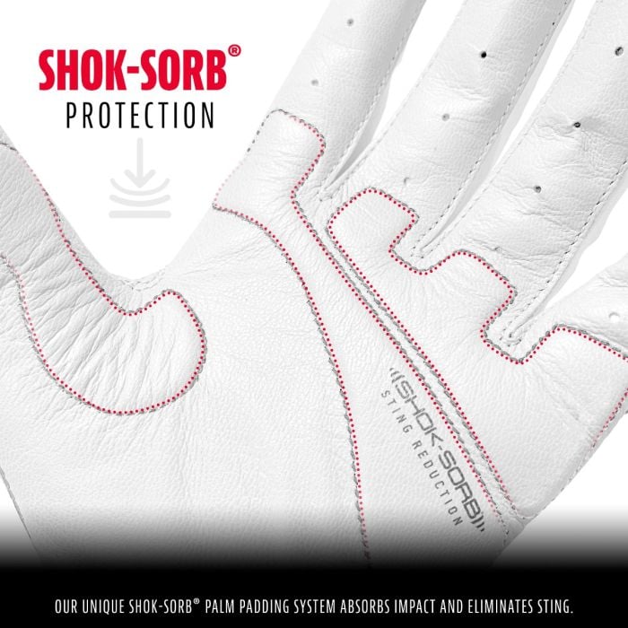 FRANKLIN SHOK-SORB X BATTING GLOVES- YOUTH