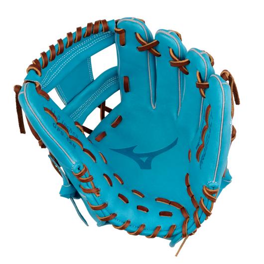 MIZUNO GPS-42R PRO SELECT, PREMIUM INFIELDER BASEBALL GLOVE, 11.5", REGULAR POCKET, DEEP 3 N WEB, SKY BLUE