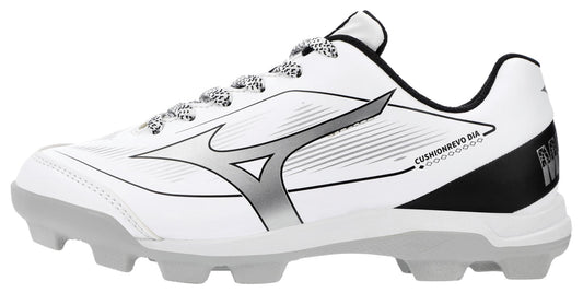 MIZUNO YOUTH CUSHIONREVO DIAMOND JR LOW BASEBALL CLEAT