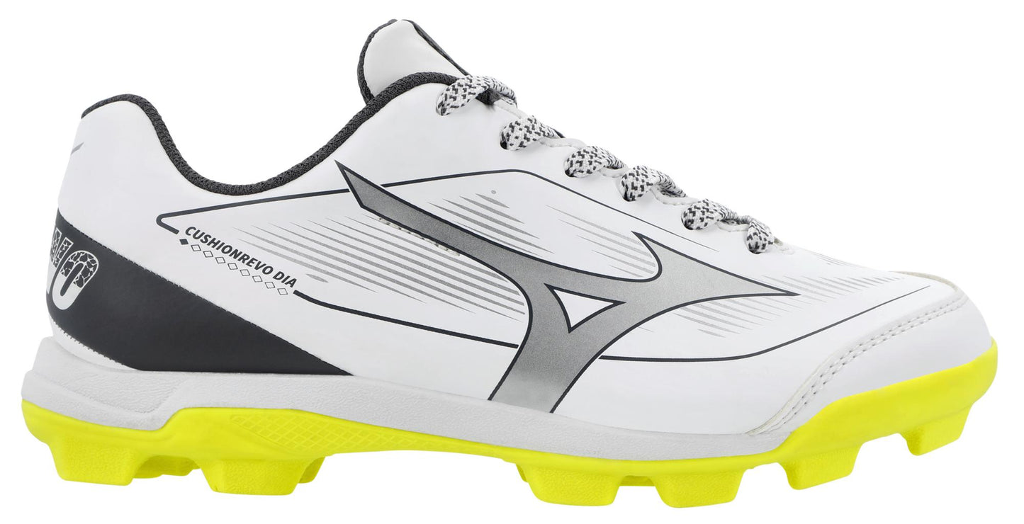 MIZUNO YOUTH CUSHIONREVO DIAMOND JR LOW BASEBALL CLEAT