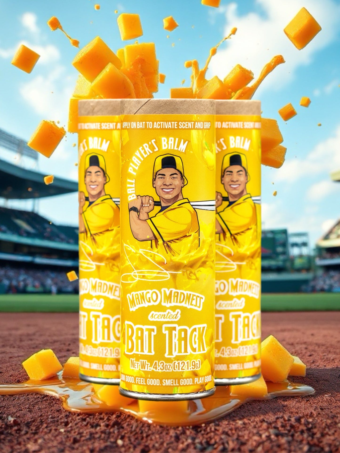BALL PLAYER'S BALM MANGO MADNESS SCENTED BAT TACK