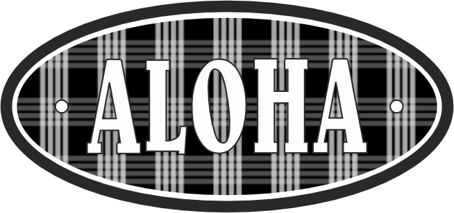 LLD PALAKA "ALOHA" PATCHES