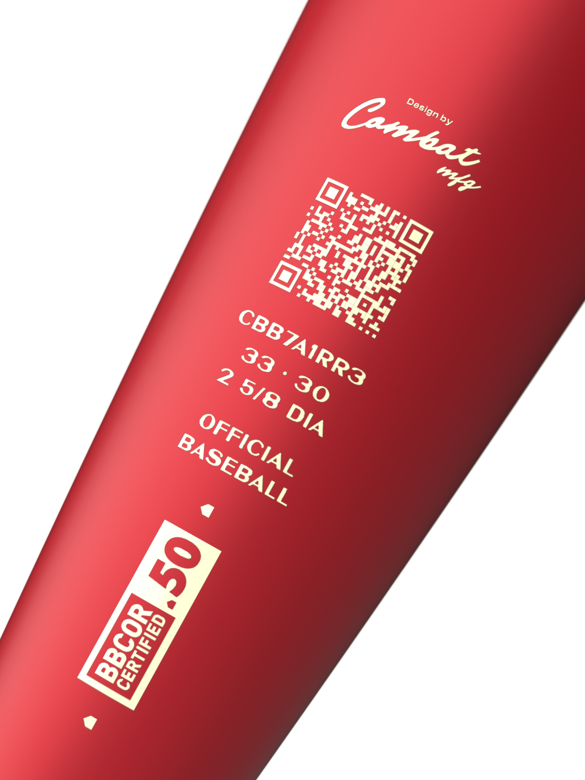 2027 COMBAT MFG STEEL HORSES RED RIDER SPEC-A1 BBCOR BASEBALL BAT