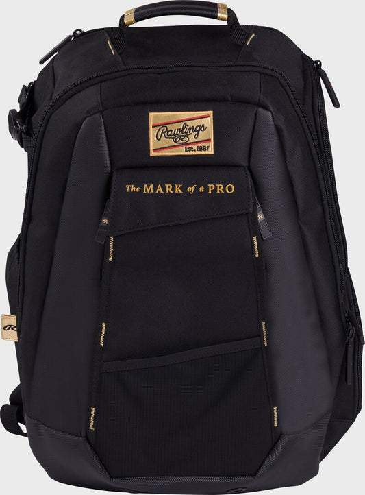HH GOLD PLATED RAWLINGS GOLD COLLECTION UTILITY BACKPACK; HH EXCLUSIVE