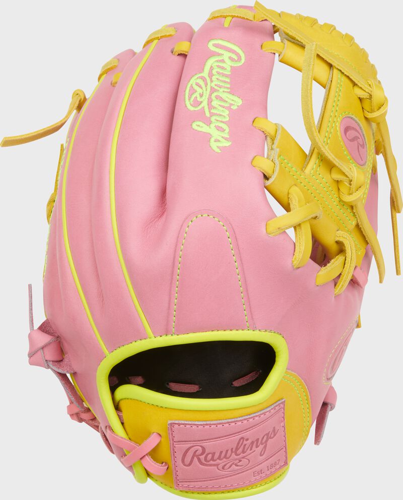 RAWLINGS HEART OF THE HIDE CONTOUR FIT 11.5-INCH PINK INFIELD GLOVE