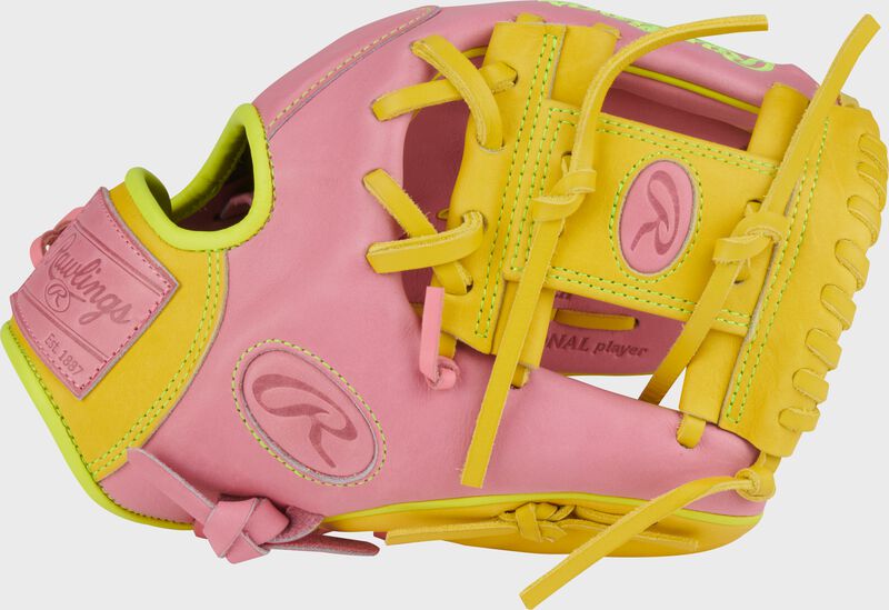 RAWLINGS HEART OF THE HIDE CONTOUR FIT 11.5-INCH PINK INFIELD GLOVE