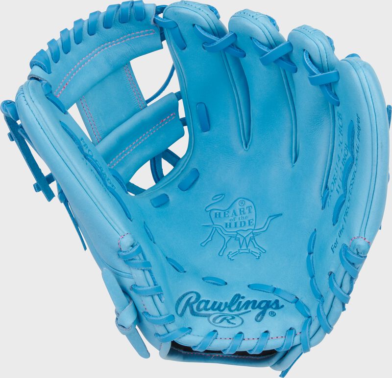 RAWLINGS HEART OF THE HIDE 11.5-INCH COLUMBIA BLUE INFIELD GLOVE