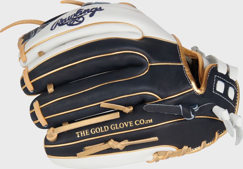RAWLINGS LIBERTY ADVANCED COLOR SERIES 11.75" INFIELD GLOVE, WHITE/NAVY