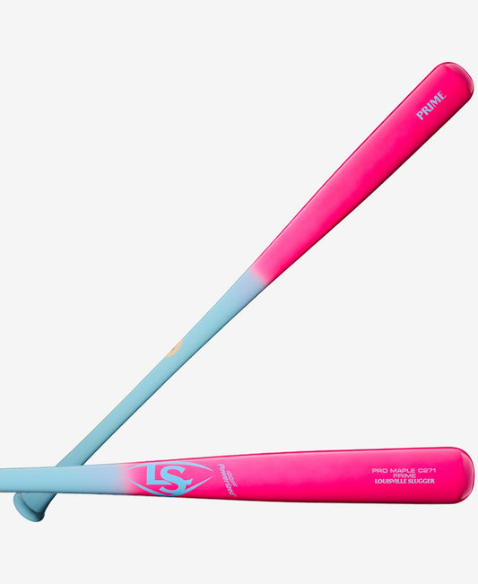 LOUISVILLE SLUGGER PRO PRIME COTTON CANDY C271 MAPLE BASEBALL BAT