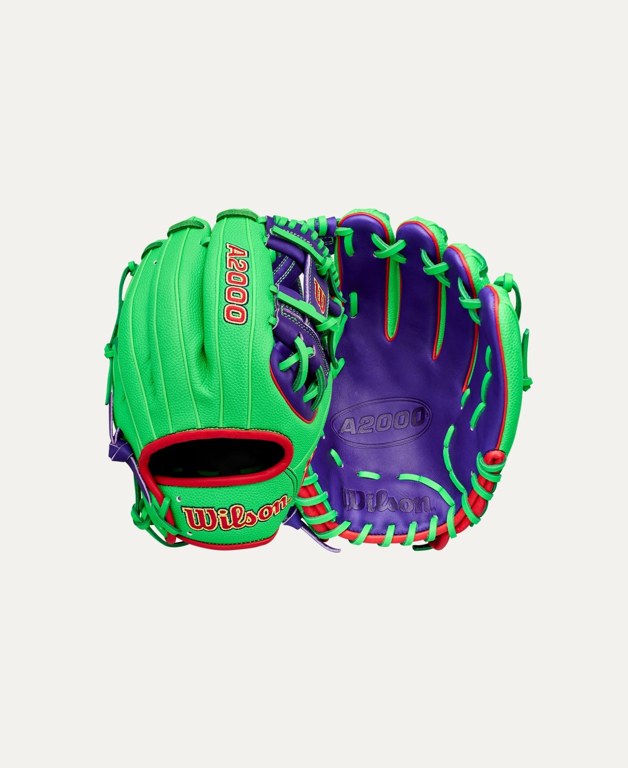 2026 BIG LEAGUE CHEW® SWINGIN SOUR APPLE™ A2000® 1786 11.5” INFIELD BASEBALL GLOVE; LIMITED EDITION