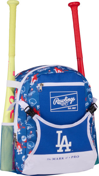 RAWLINGS LOS ANGELES DODGERS T-BALL BACKPACK