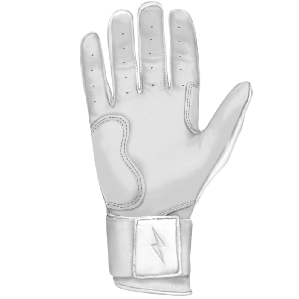 BRUCE BOLT YOUTH CHROME SERIES LONG CUFF BATTING GLOVES