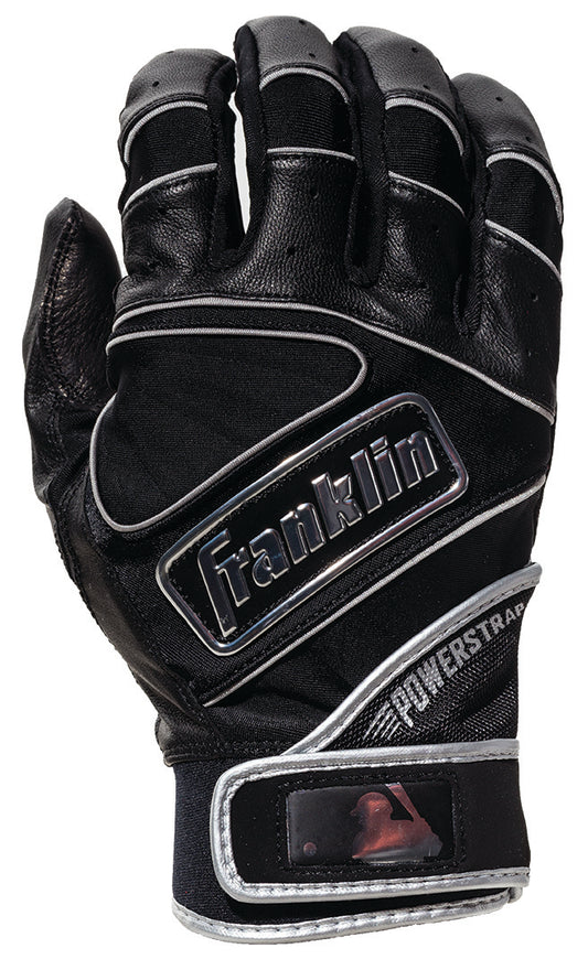 FRANKLIN POWERSTRAP CHROME BATTING GLOVES