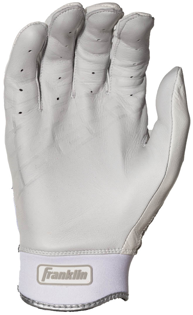 FRANKLIN POWERSTRAP CHROME BATTING GLOVES
