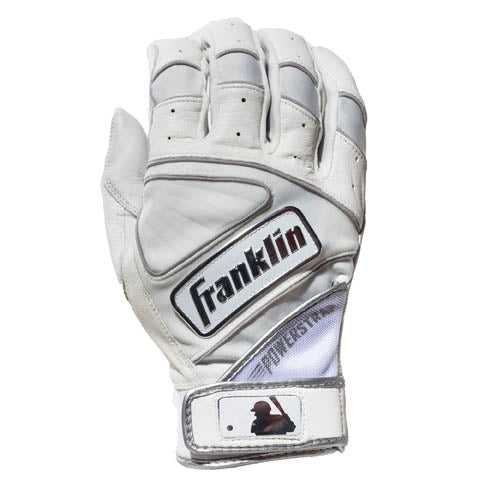 FRANKLIN POWERSTRAP CHROME BATTING GLOVES