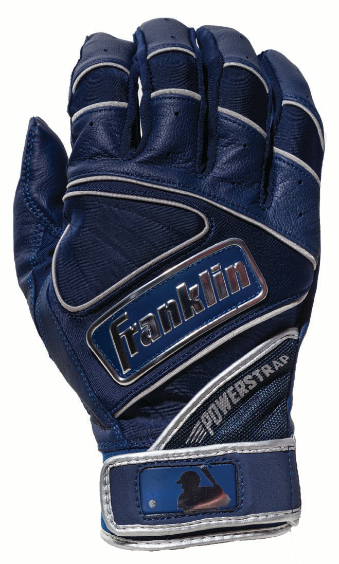 FRANKLIN POWERSTRAP CHROME BATTING GLOVES