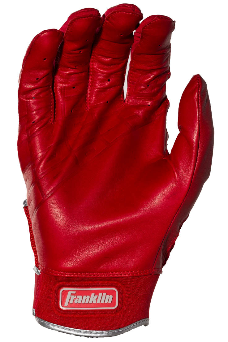 FRANKLIN POWERSTRAP CHROME BATTING GLOVES