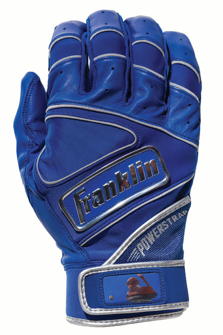 FRANKLIN POWERSTRAP CHROME BATTING GLOVES