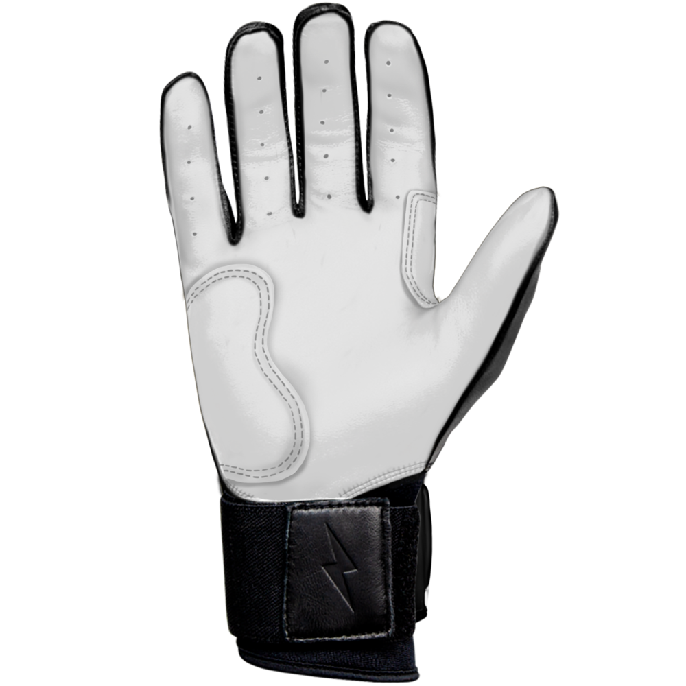 BRUCE BOLT YOUTH CHROME SERIES LONG CUFF BATTING GLOVES
