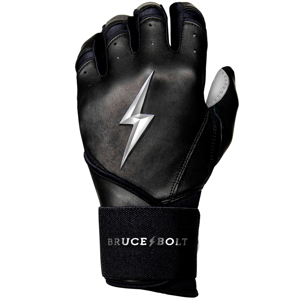 BRUCE BOLT YOUTH CHROME SERIES LONG CUFF BATTING GLOVES