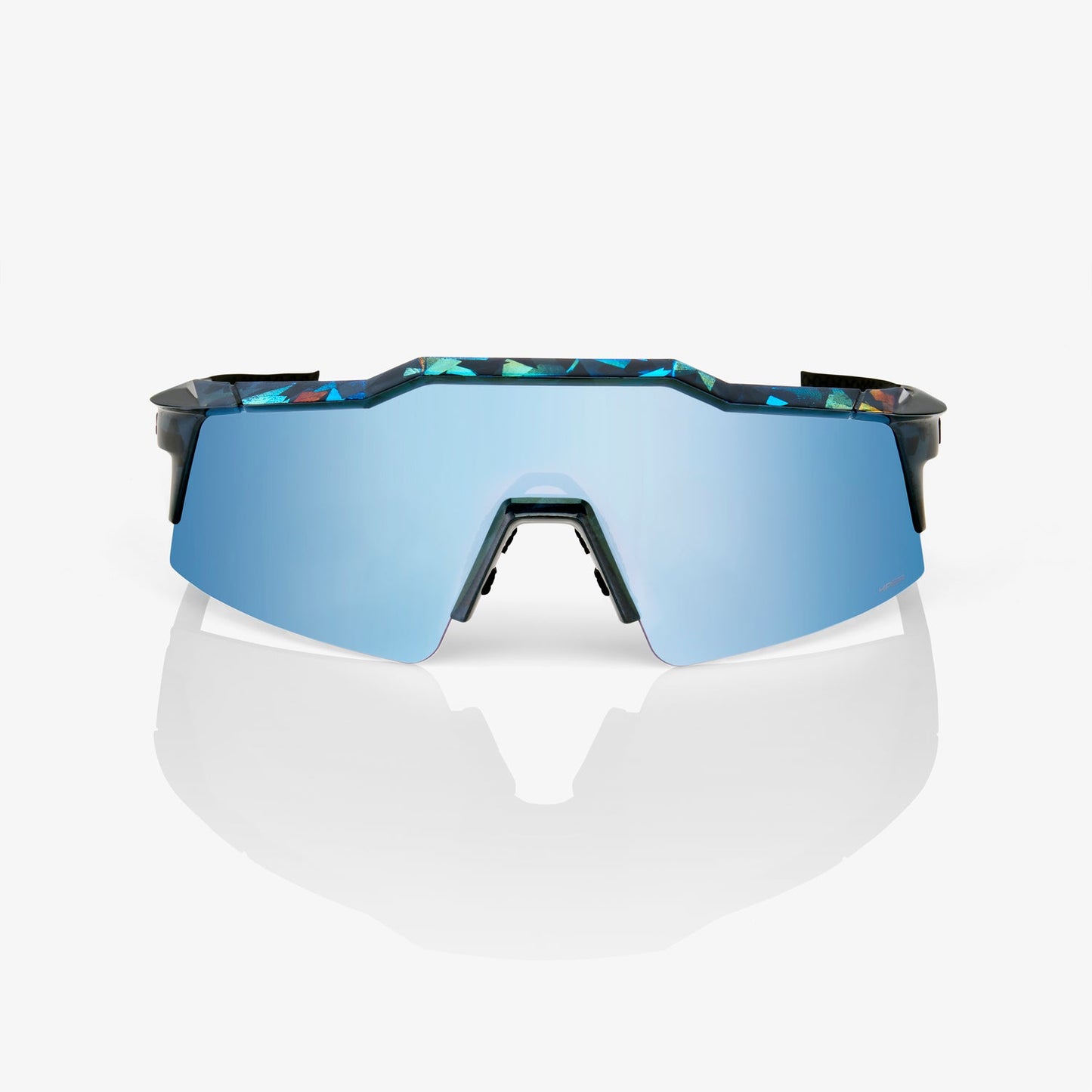100% SPEEDCRAFT® SL BLACK HOLOGRAPHIC HiPER® BLUE MULTILAYER MIRROR LENS