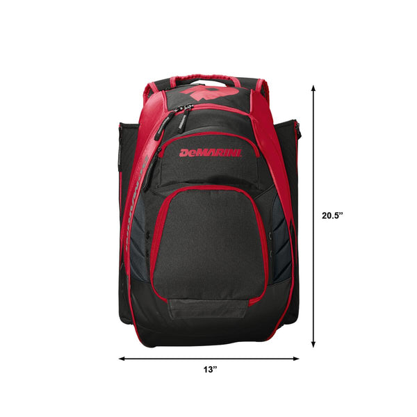 Demarini Voodoo Rebirth Backpack Bat Bag Softball Black