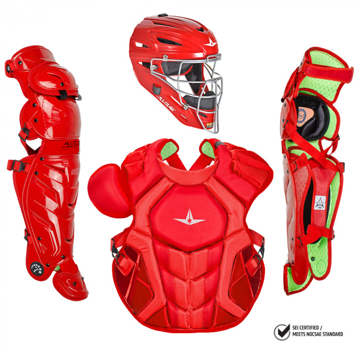 ALL-STAR S7 AXIS™ ADULT CATCHING KIT, SOLID COLOR // MEETS NOCSAE