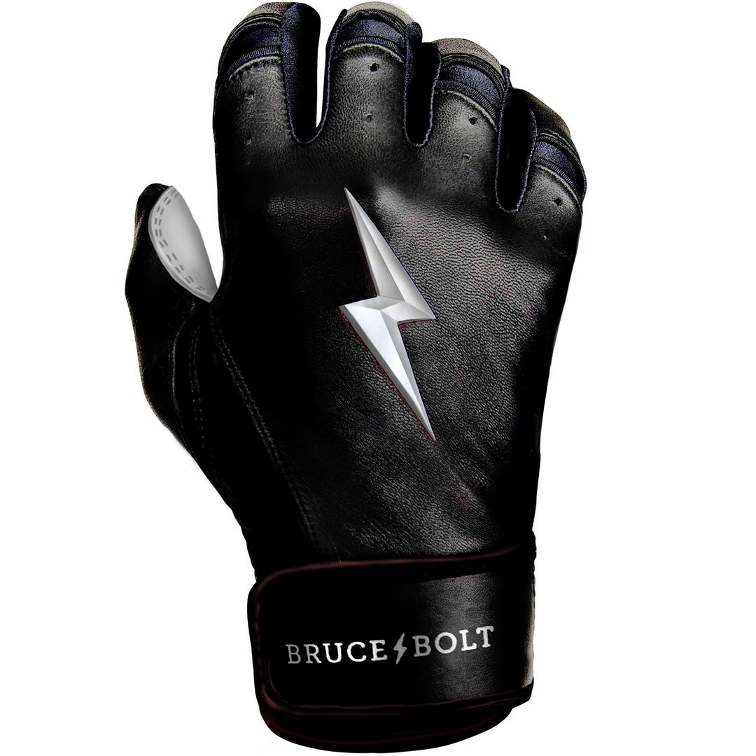 BRUCE BOLT YOUTH CHROME SERIES SHORT CUFF BATTING GLOVES