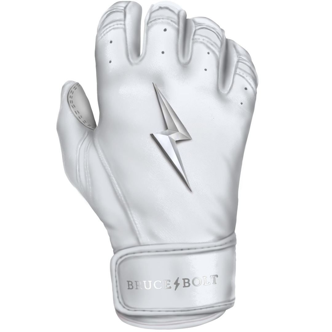 BRUCE BOLT YOUTH CHROME SERIES SHORT CUFF BATTING GLOVES