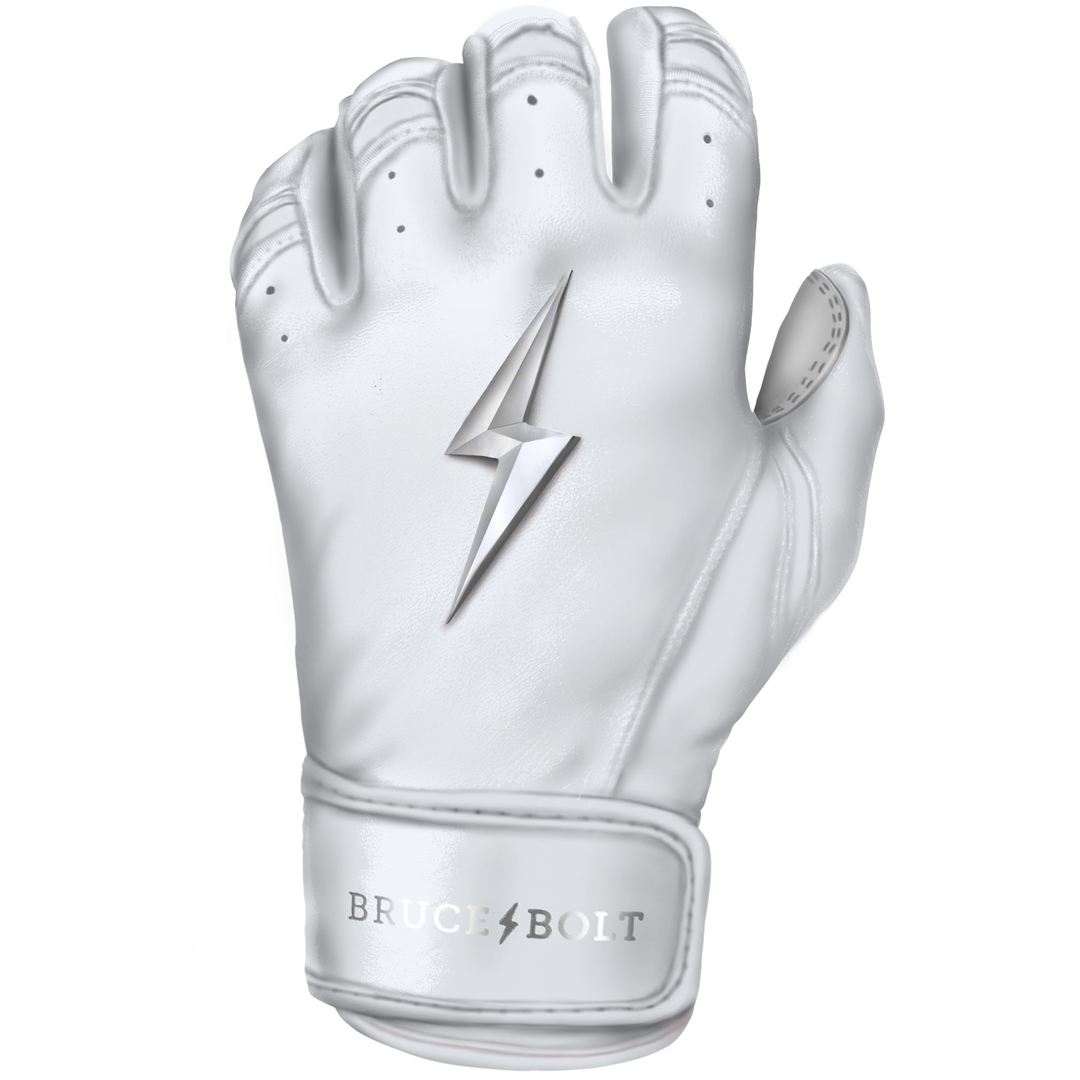 BRUCE BOLT YOUTH CHROME SERIES SHORT CUFF BATTING GLOVES