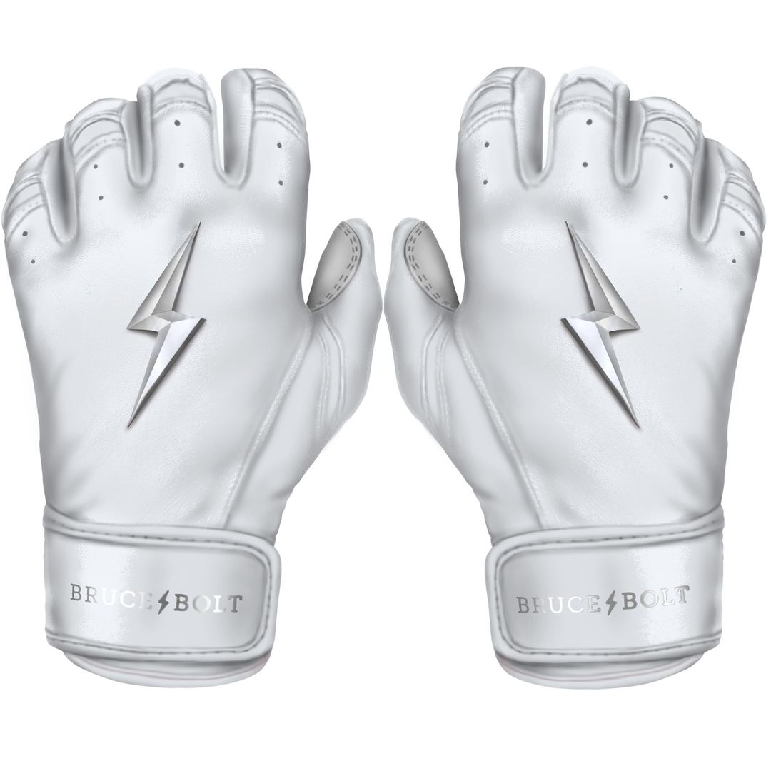 BRUCE BOLT YOUTH CHROME SERIES SHORT CUFF BATTING GLOVES