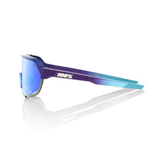 100% S2® MATTE METALLIC INTO THE FADE BLUE TOPAZ MULTILAYER MIRROR LENS + CLEAR LENS INCLUDED