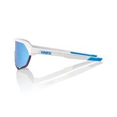 100% S2® MOVISTAR TEAM WHITE - HiPER® BLUE MULTILAYER MIRROR LENS + CLEAR LENS INCLUDED