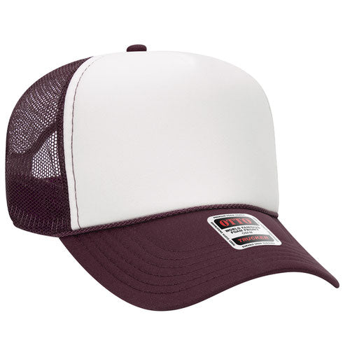 theLAB: OTTO CAP® 5 PANEL MID PROFILE MESH BACK TRUCKER HAT