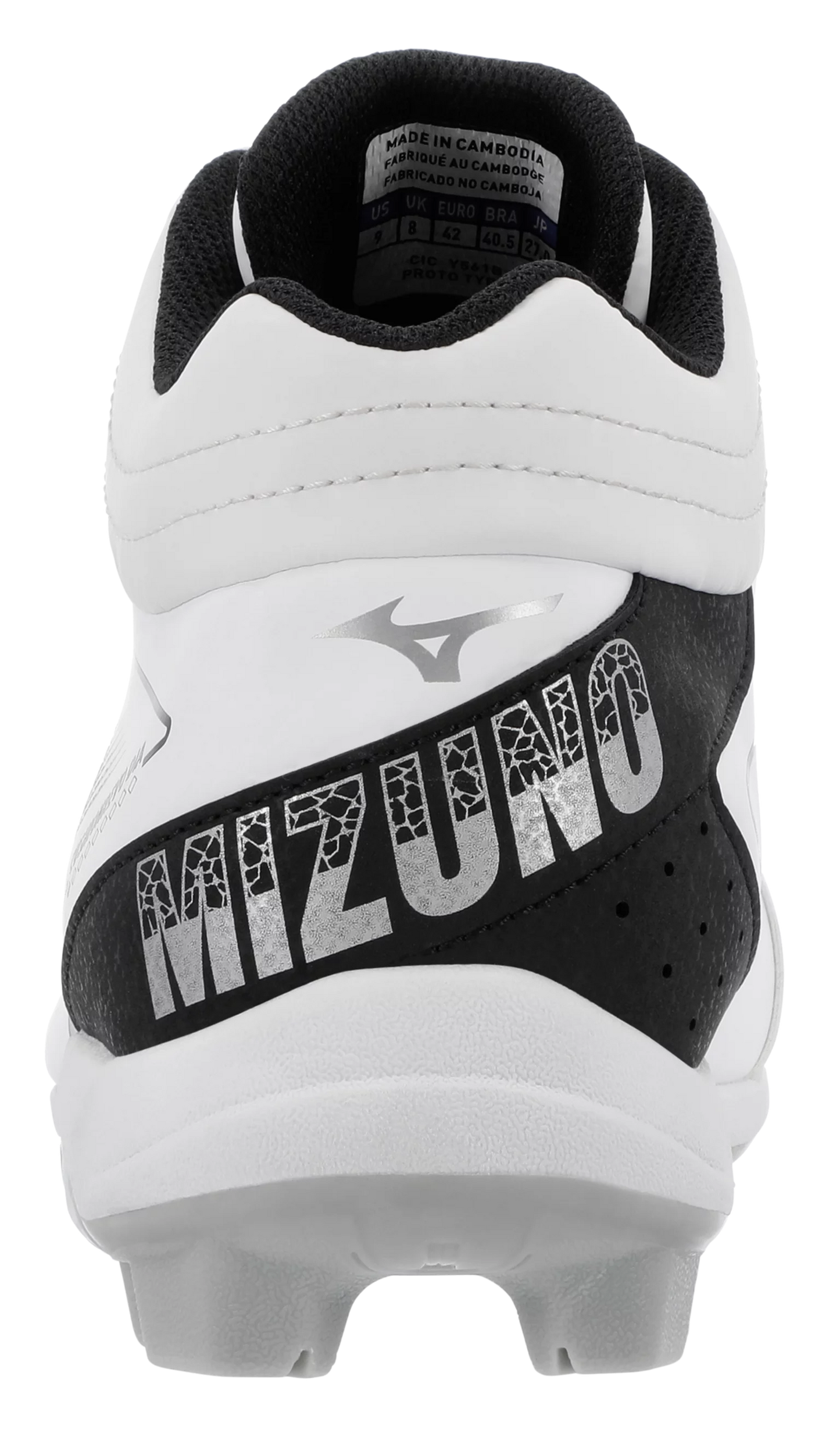 MIZUNO MEN'S CUSHIONREVO DIAMOND MID TPU BASEBALL CLEATS