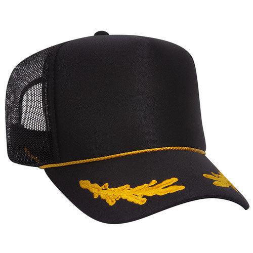 theLAB: OTTO CAP® 5 PANEL HIGH CROWN MESH BACK TRUCKER HAT