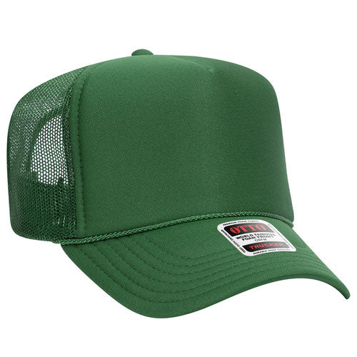 theLAB: OTTO CAP® 5 PANEL HIGH CROWN MESH BACK TRUCKER HAT