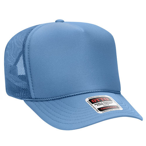 theLAB: OTTO CAP® 5 PANEL HIGH CROWN MESH BACK TRUCKER HAT