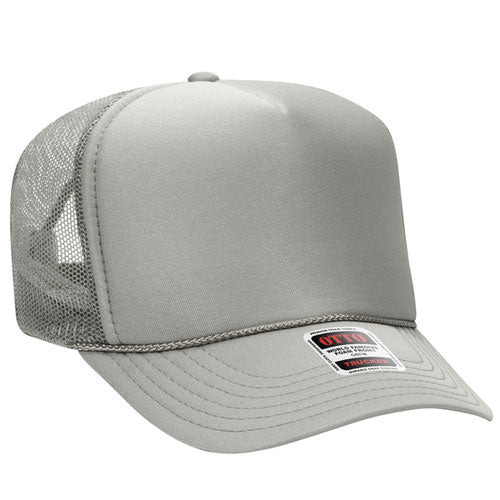 theLAB: OTTO CAP® 5 PANEL HIGH CROWN MESH BACK TRUCKER HAT