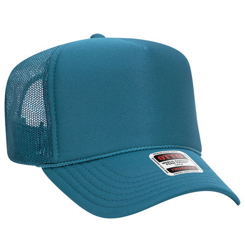 theLAB: OTTO CAP® 5 PANEL HIGH CROWN MESH BACK TRUCKER HAT