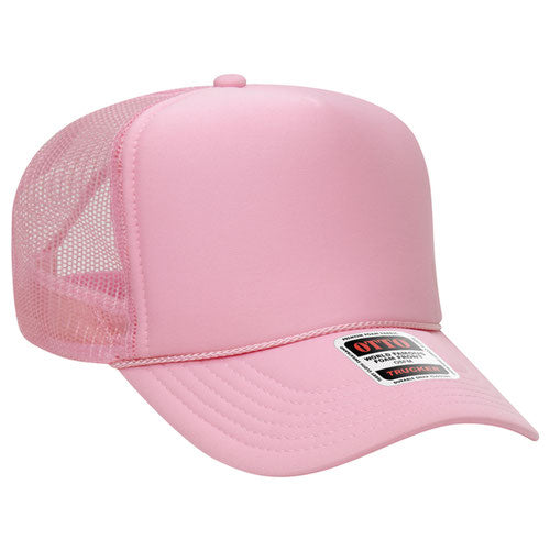 theLAB: OTTO CAP® 5 PANEL HIGH CROWN MESH BACK TRUCKER HAT