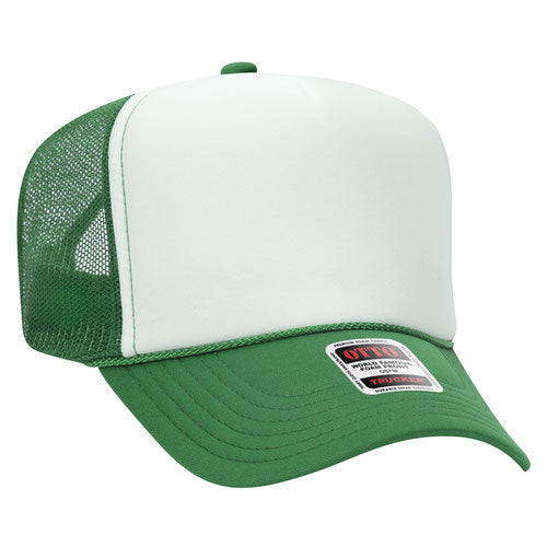 theLAB: OTTO CAP® 5 PANEL HIGH CROWN MESH BACK TRUCKER HAT