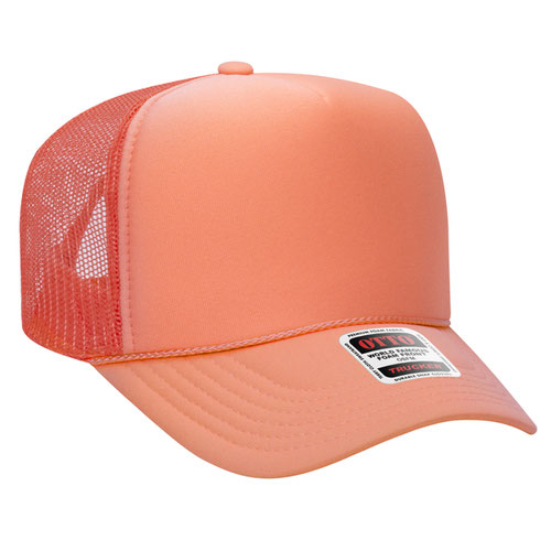 theLAB: OTTO CAP® 5 PANEL HIGH CROWN MESH BACK TRUCKER HAT