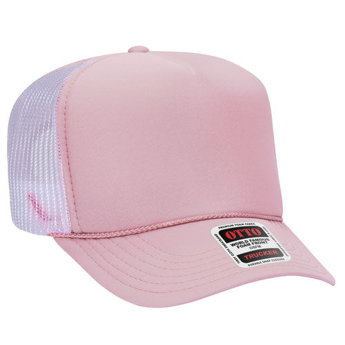 theLAB: OTTO CAP® 5 PANEL HIGH CROWN MESH BACK TRUCKER HAT