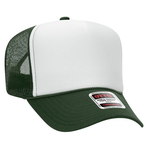 theLAB: OTTO CAP® 5 PANEL HIGH CROWN MESH BACK TRUCKER HAT
