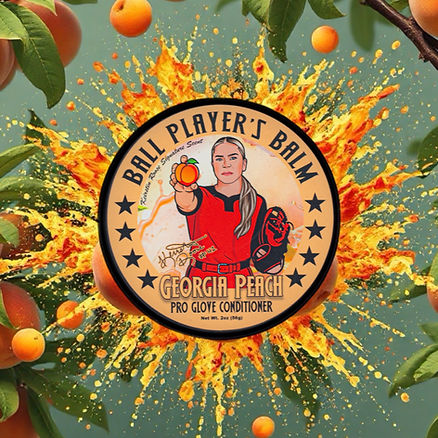 BALL PLAYER'S BALM GEORGIA PEACH PRO GLOVE CONDITIONER