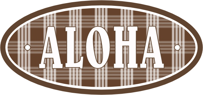 LLD PALAKA "ALOHA" PATCHES