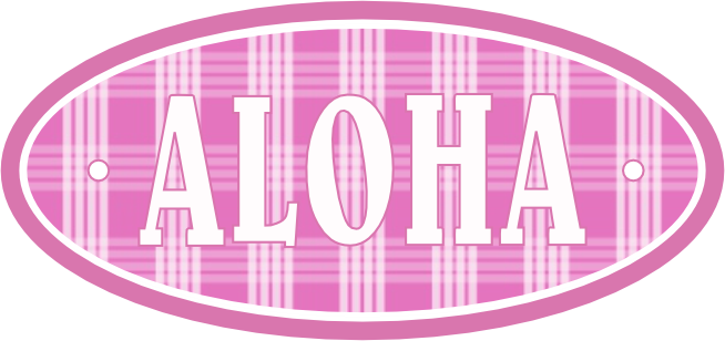 LLD PALAKA "ALOHA" PATCHES