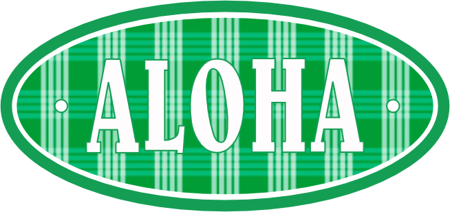 LLD PALAKA "ALOHA" PATCHES