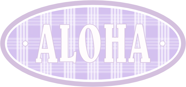 LLD PALAKA "ALOHA" PATCHES